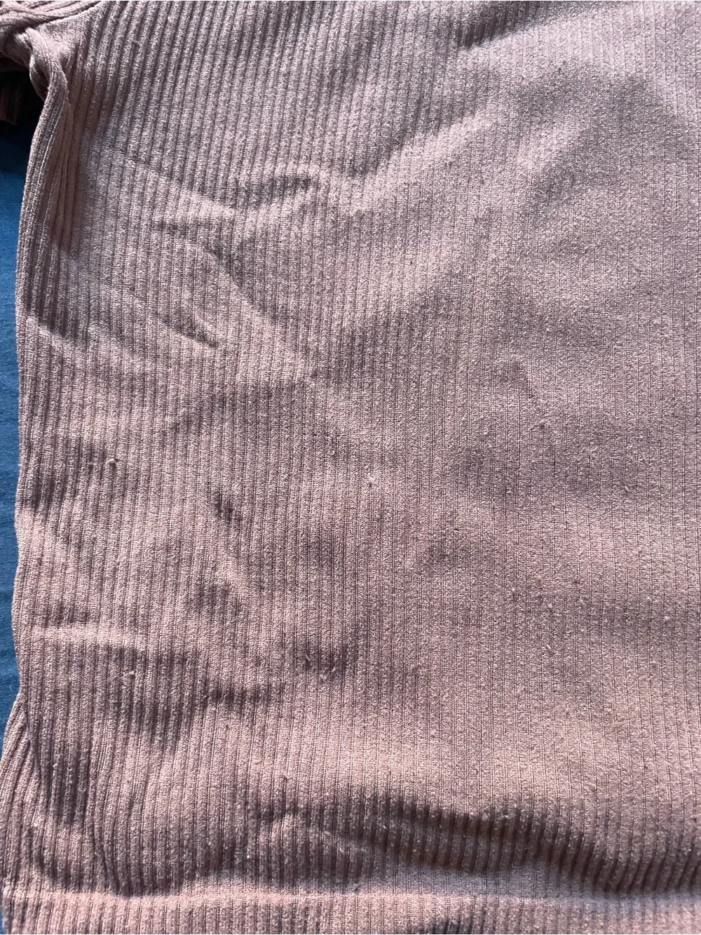 Pink Ribbed Short Sleeve Top - Picture 4 of 4
